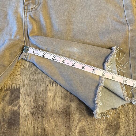 Born Primitive Short Flex Stretchy Jort 8” Raw Hem Denim CrossFit Khaki Men’s XL - Picture 5 of 10